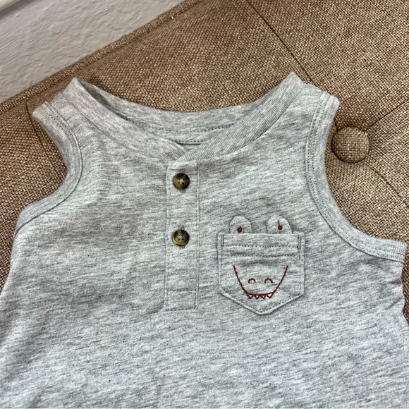 NWOT Carter's Just One You Baby Boys' Camo Top & Bottom Set Olive Size 6 Month - Picture 8 of 9